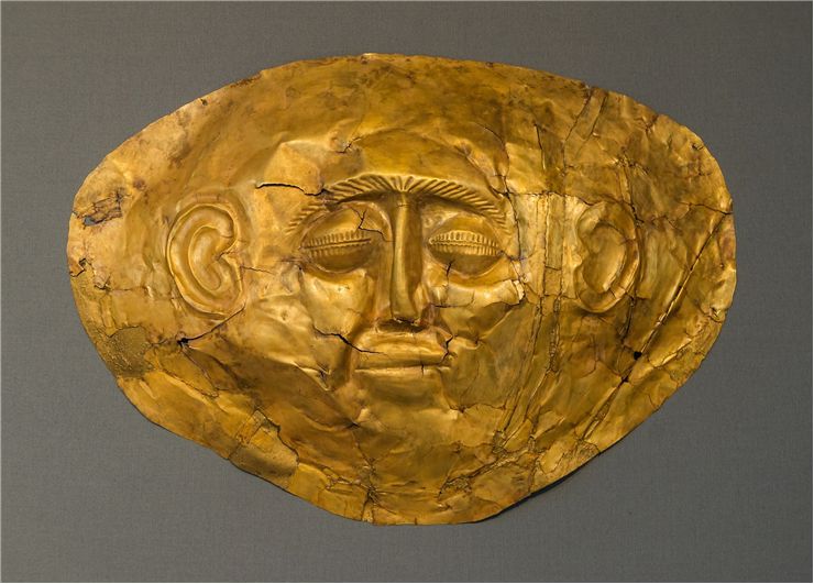 Gold Funeral Mask